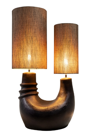 Terracotta Organic Table Lamp | Versmissen Denise | Oroa.com