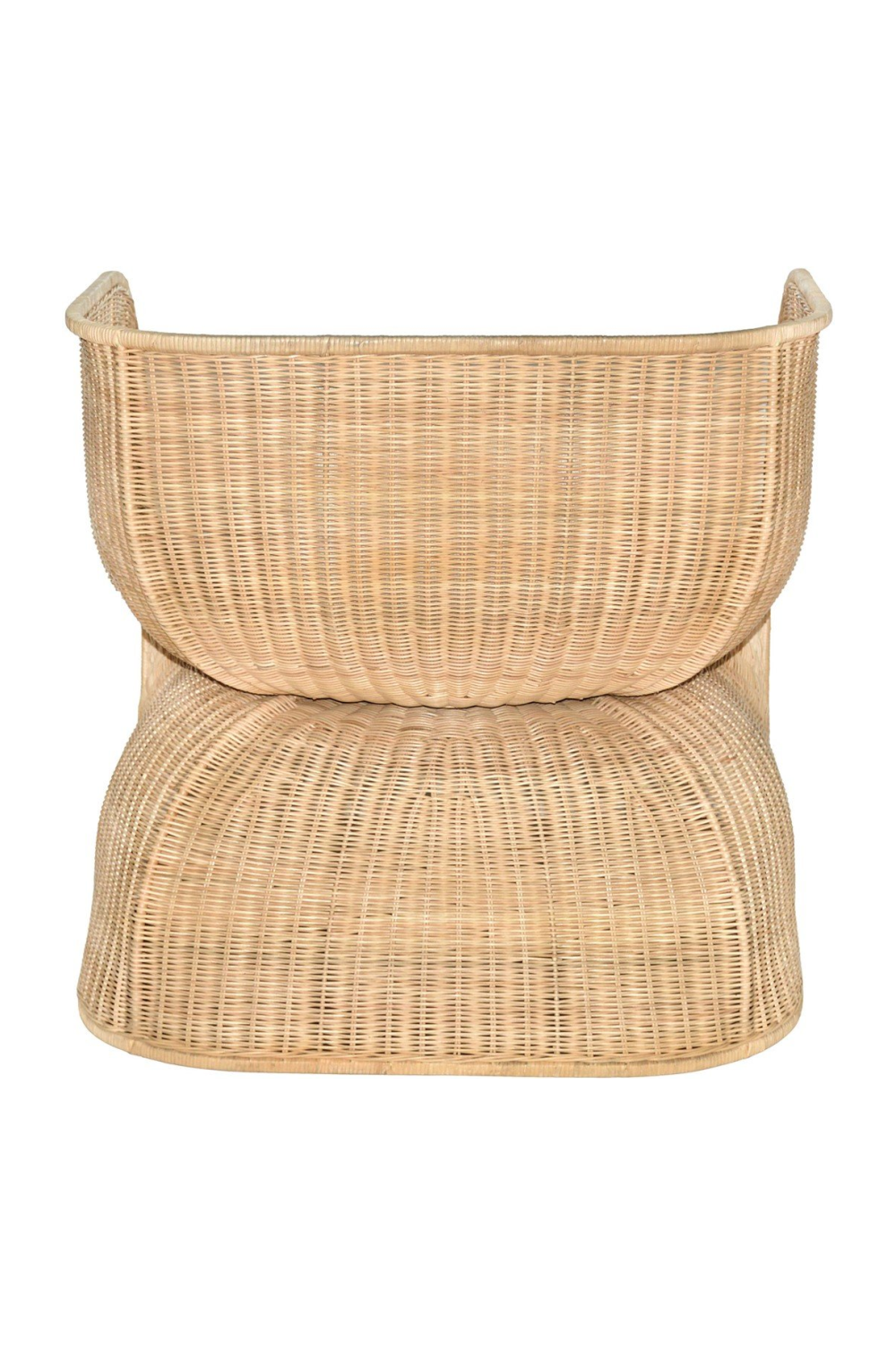 Rattan Curved Lounge Chair | Versmissen Fole | Oroa.com