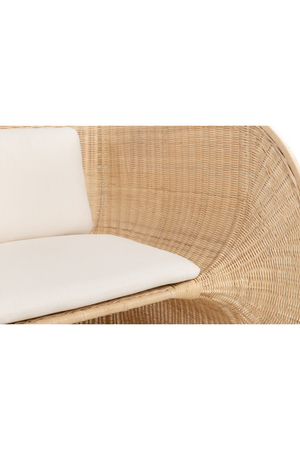 Rattan Curved Lounge Chair | Versmissen Fole | Oroa.com