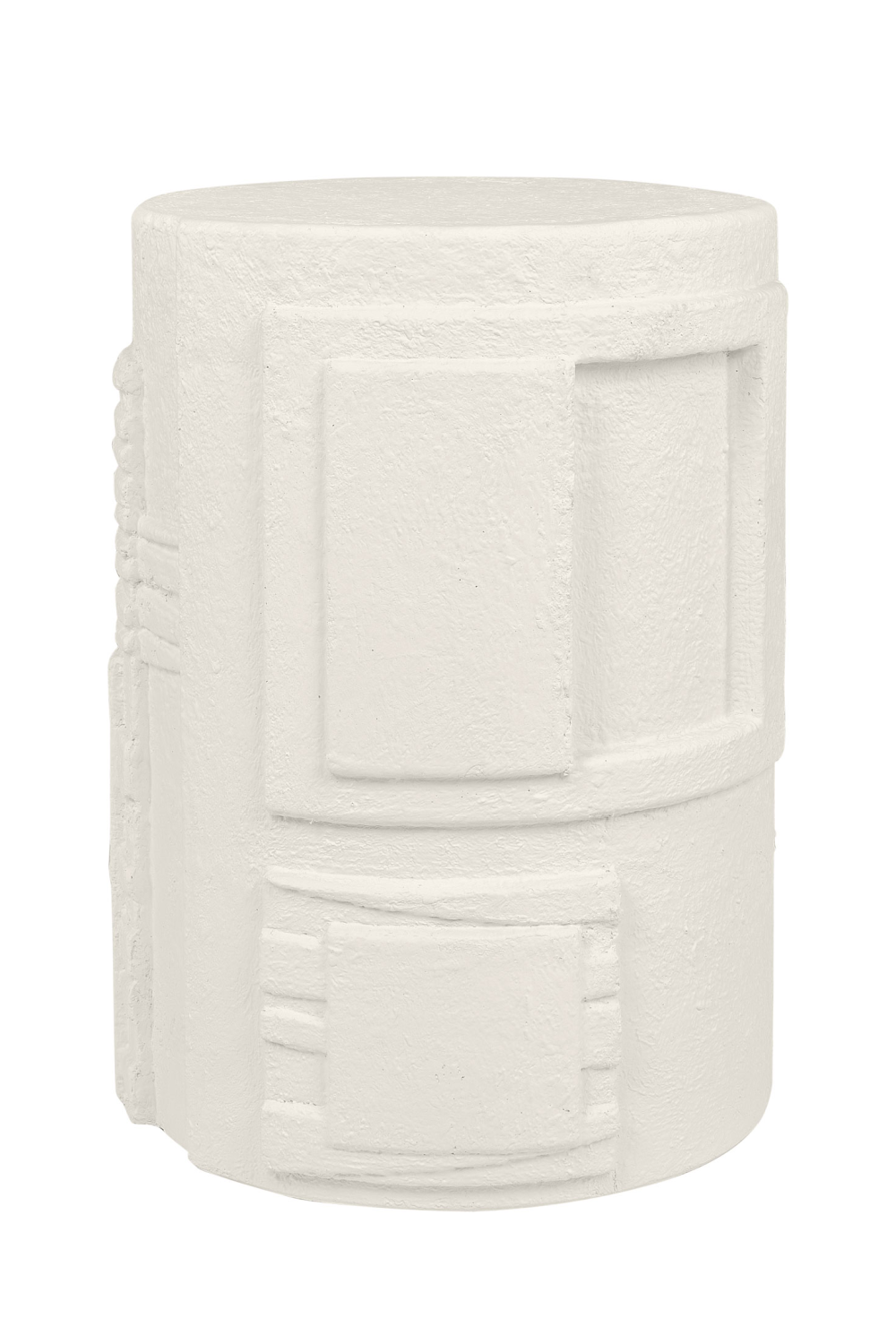 Carved Cylindrical Occasional Table | Versmissen Glitch | Oroa.com