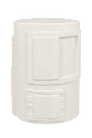 Carved Cylindrical Occasional Table | Versmissen Glitch | Oroa.com