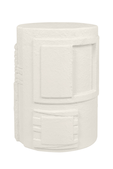 Carved Cylindrical Occasional Table | Versmissen Glitch | Oroa.com