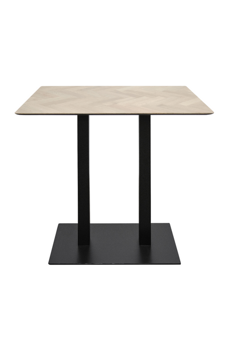 Natural Oak Bar Table | Versmissen Herringbone | Oroa.com