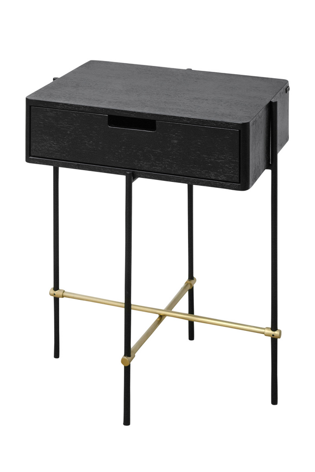 Black One-Drawer Cabinet | Versmissen Highline | Oroa.com