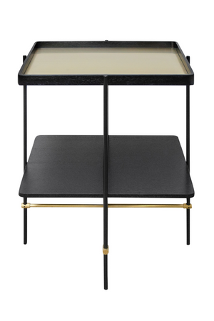 Black 2-Layer Occasional Table | Versmissen Highline | Oroa.com