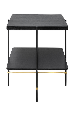 Black 2-Layer Occasional Table | Versmissen Highline | Oroa.com