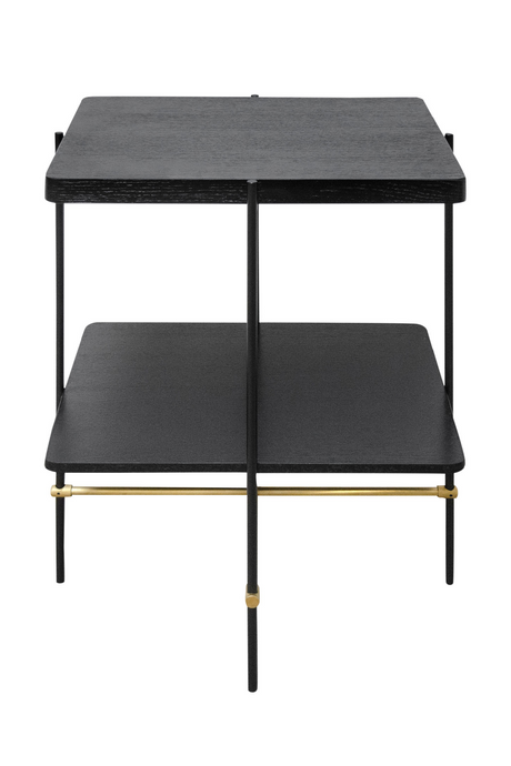 Black 2-Layer Occasional Table | Versmissen Highline | Oroa.com