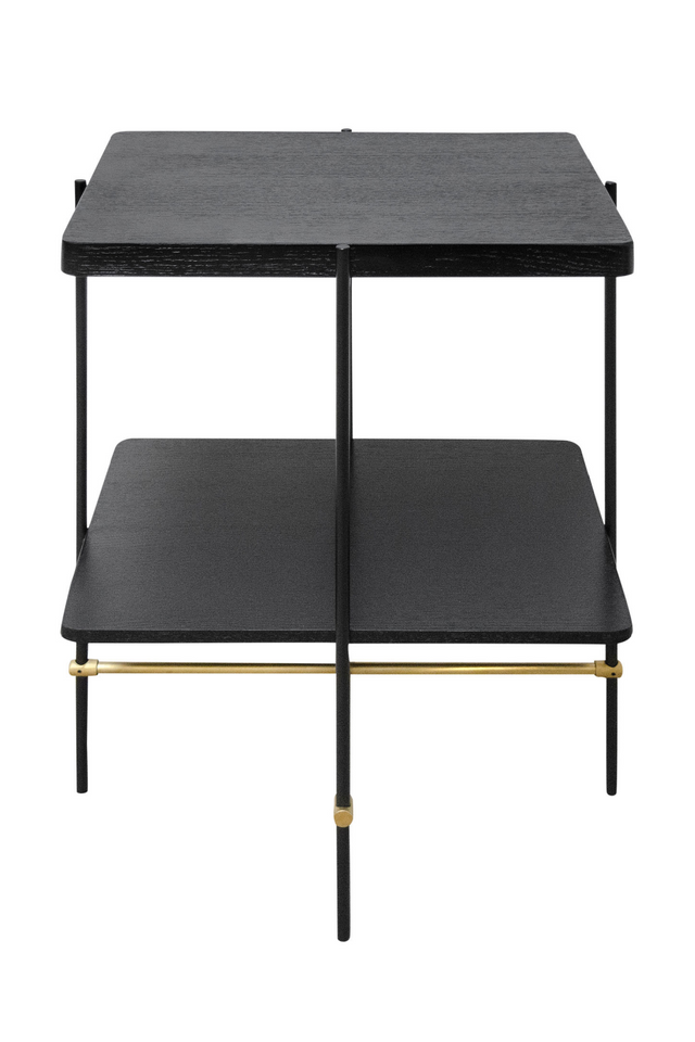 Black 2-Layer Occasional Table | Versmissen Highline | Oroa.com