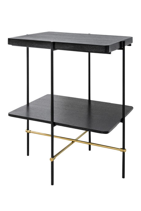 Black 2-Layer Occasional Table | Versmissen Highline | Oroa.com