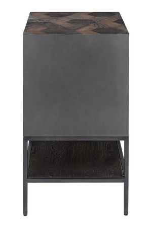 Oak Parquet Bedside Cabinet | Versmissen Illusion | Oroa.com