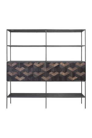 Oak Parquet Sideboard with Toprack | Versmissen Illusion | Oroa.com