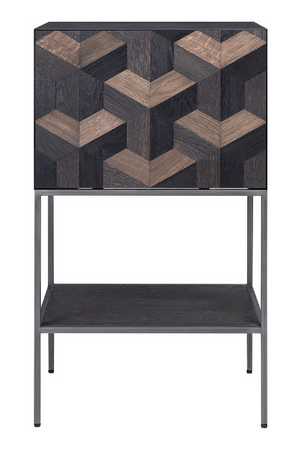 Oak Parquet Sideboard with Toprack | Versmissen Illusion | Oroa.com
