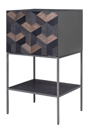 Oak Parquet Sideboard with Toprack | Versmissen Illusion | Oroa.com