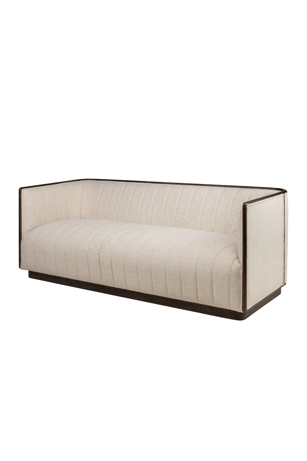 Beige Channeled Sofa | Versmissen Isabel | Oroa.com