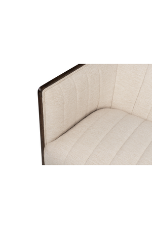 Beige Channeled Sofa | Versmissen Isabel | Oroa.com