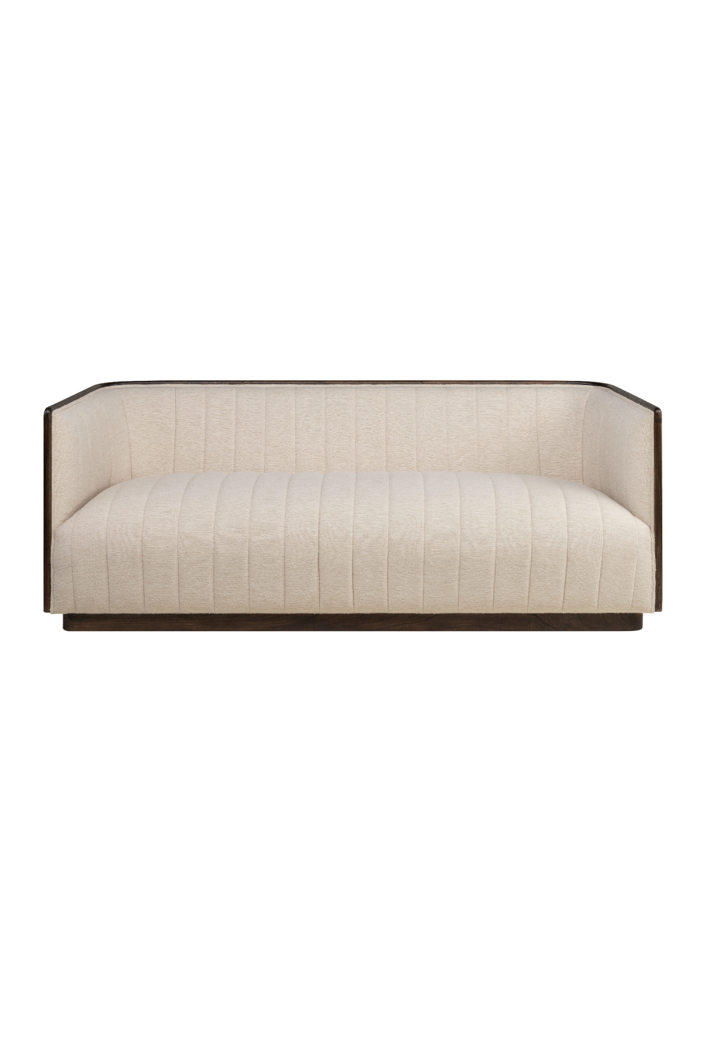 Beige Channeled Sofa | Versmissen Isabel | Oroa.com