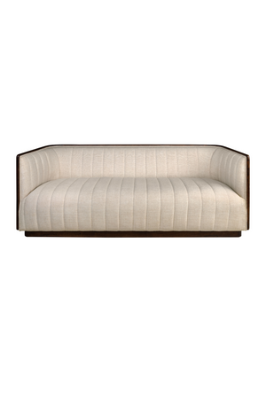Beige Channeled Sofa | Versmissen Isabel | Oroa.com