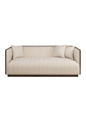 Beige Channeled Sofa | Versmissen Isabel | Oroa.com