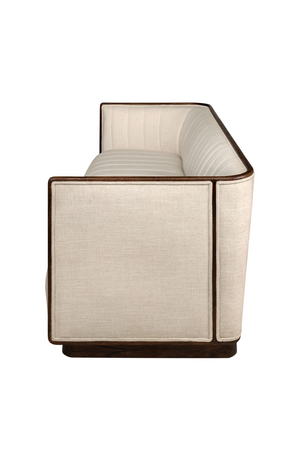 Beige Channeled Sofa | Versmissen Isabel | Oroa.com