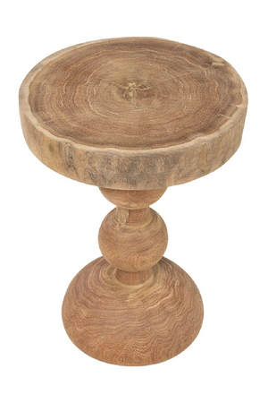 Central Base Wood Side Table | Versmissen Boule | Oroa.com