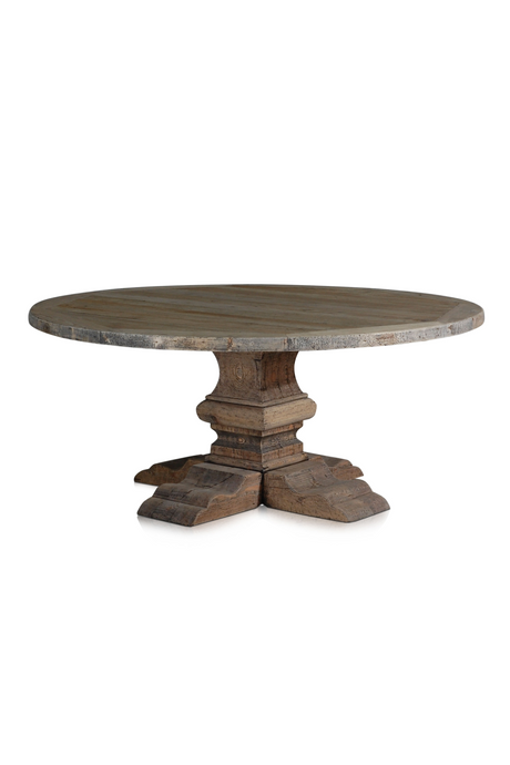 Natural Round Dining Table | Versmissen Column | Oroa.com