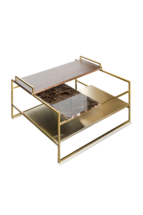Multi-layered Gold Coffee Table | Versmissen Architect | Oroa.com