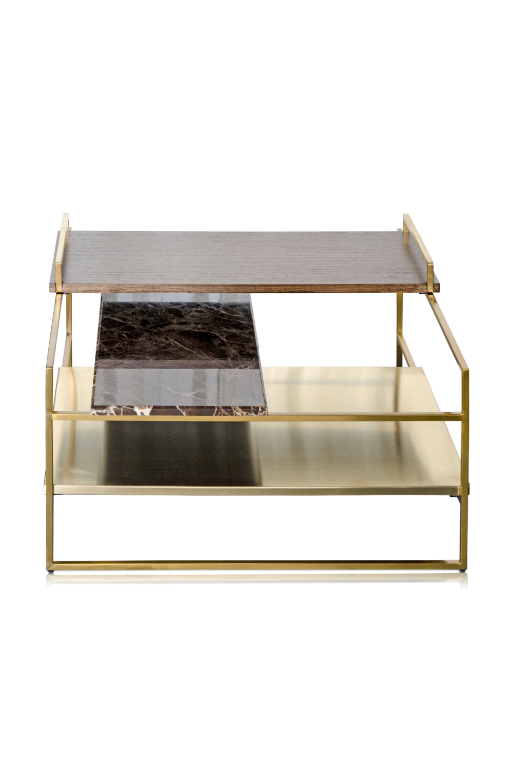 Multi-layered Gold Coffee Table | Versmissen Architect | Oroa.com