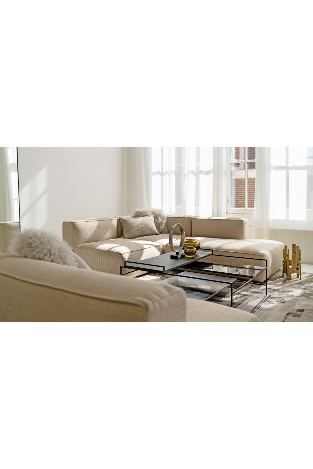 Multi-layered Black Coffee Table | Versmissen Architect | Oroa.com