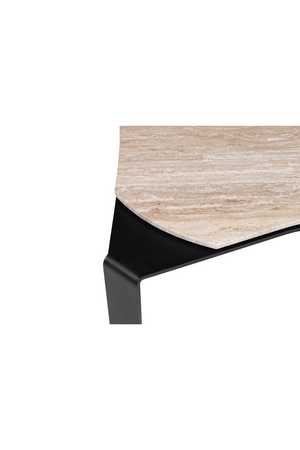 Beige Travertine Coffee Table | Versmissen Moon | Oroa.com