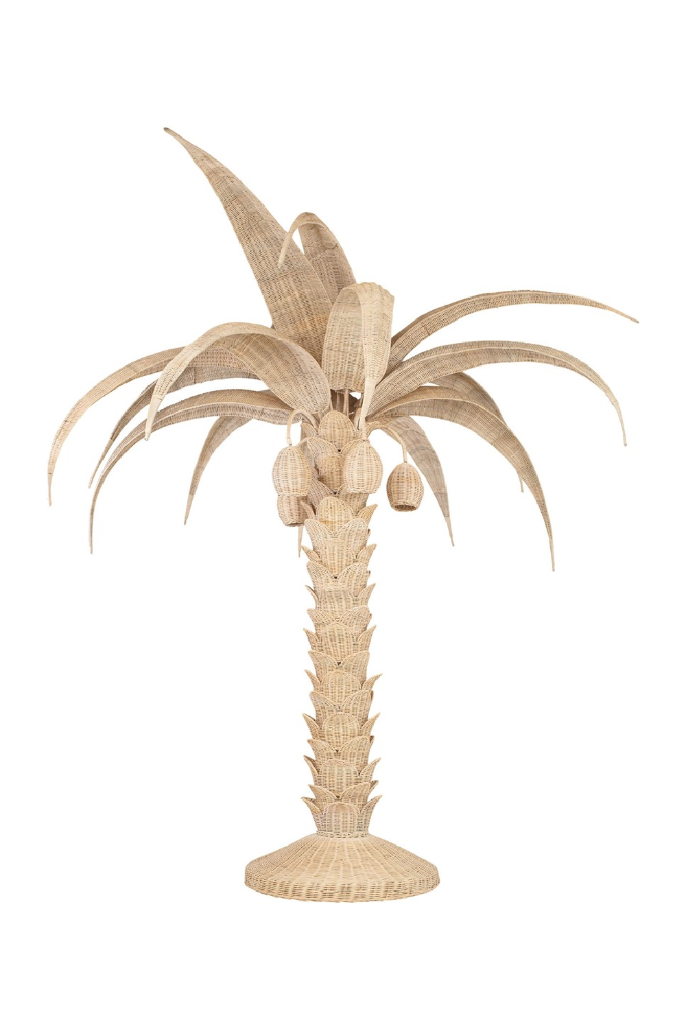 Handcrafted Rattan Floor Lamp | Versmissen Palm Tree | Oroa.com