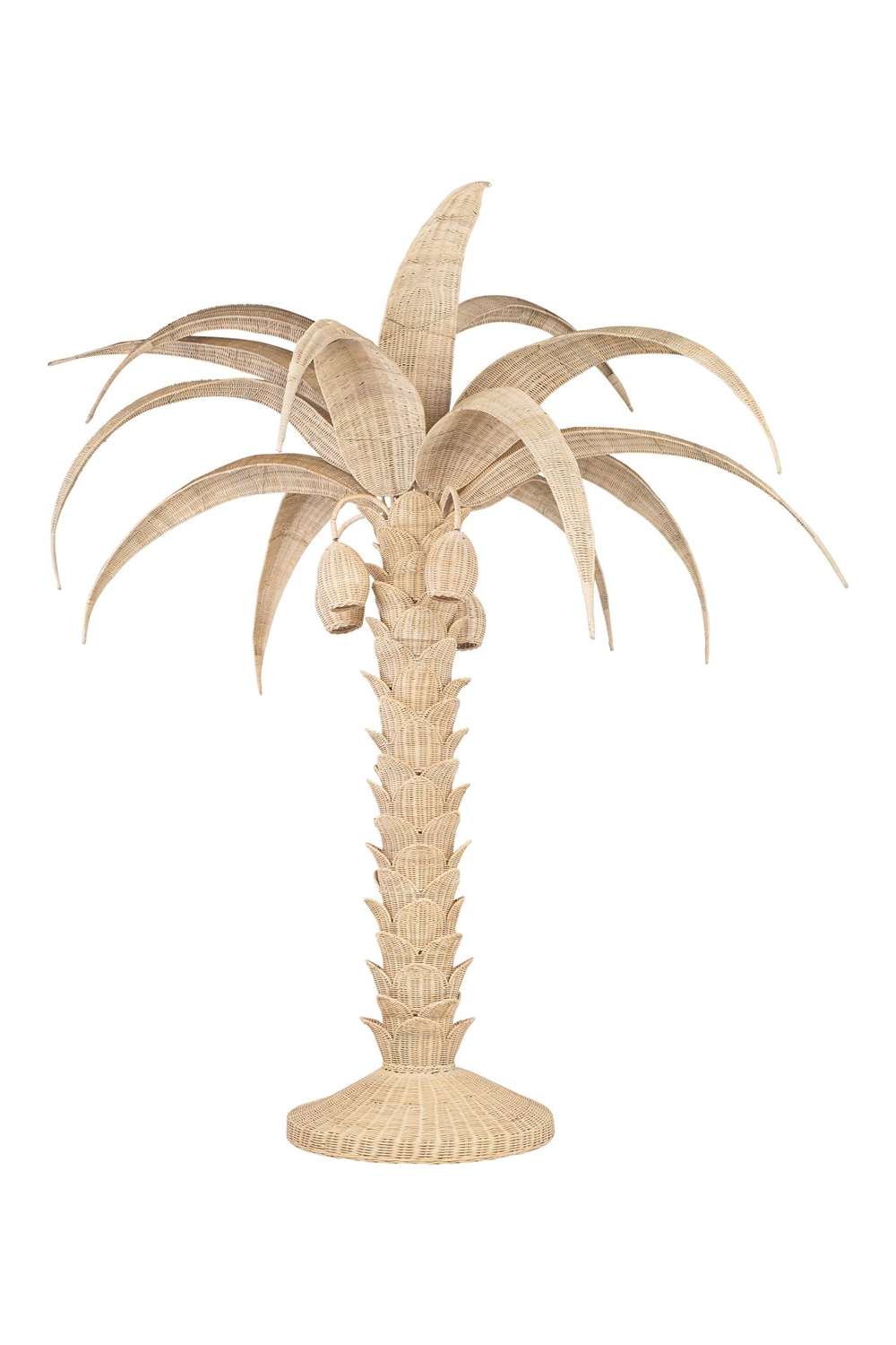 Handcrafted Rattan Floor Lamp | Versmissen Palm Tree | Oroa.com