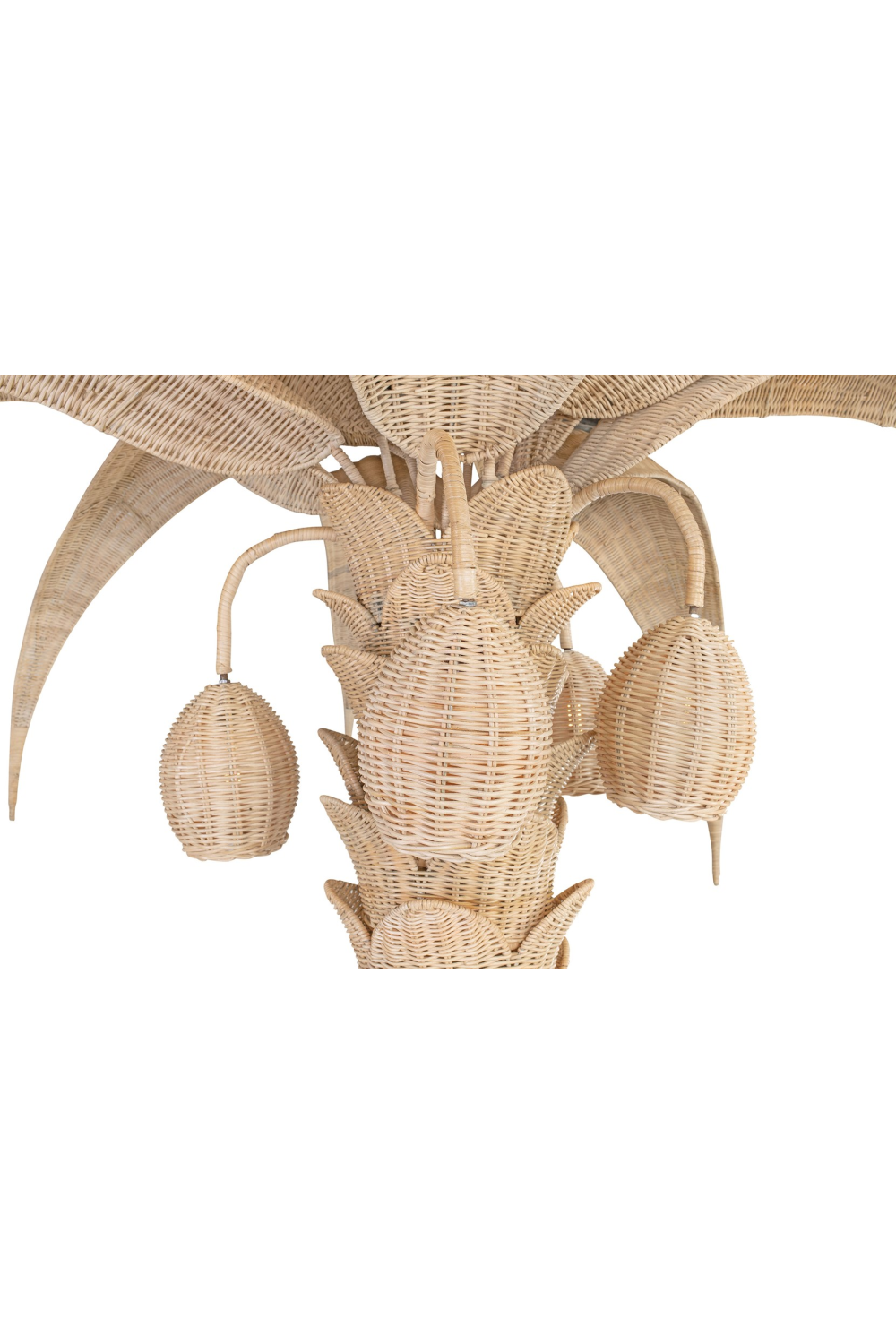 Handcrafted Rattan Floor Lamp | Versmissen Palm Tree | Oroa.com