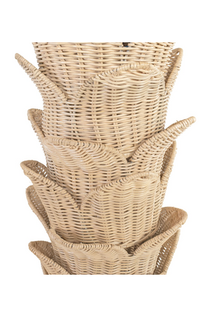 Handcrafted Rattan Floor Lamp | Versmissen Palm Tree | Oroa.com