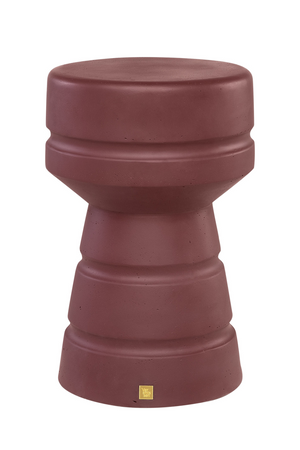 Burgundy Modern Table / Stool | Versmissen Pawn | Oroa.com