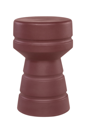 Burgundy Modern Table / Stool | Versmissen Pawn | Oroa.com