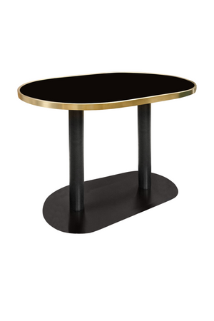 Gold Rimmed Dining Table | Versmissen Pigalle | Oroa.com
