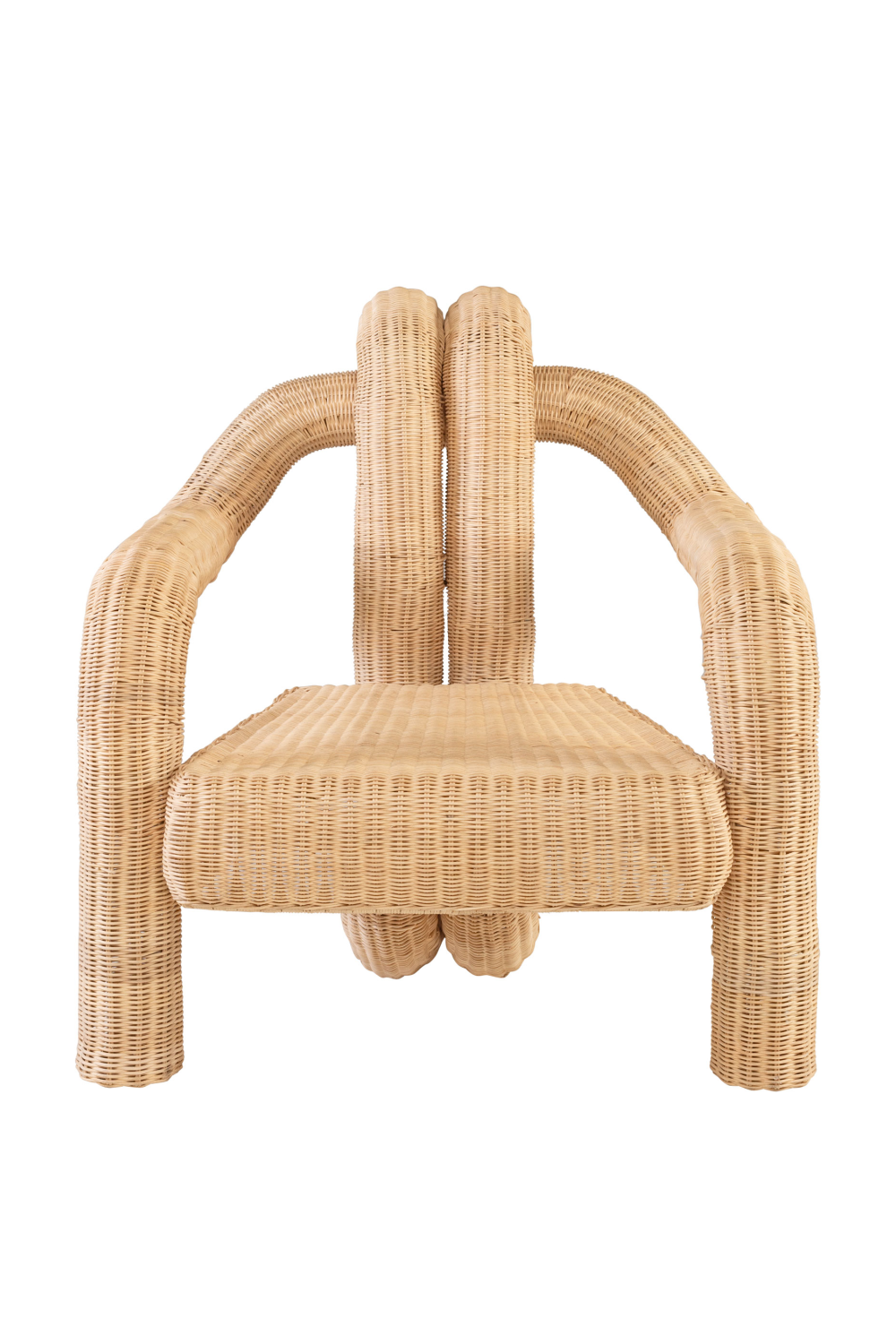 Sculptural Rattan Accent Chair | Versmissen Pompidou | Oroa.com