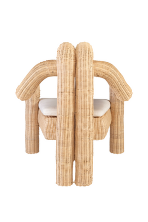 Sculptural Rattan Accent Chair | Versmissen Pompidou | Oroa.com