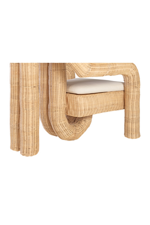 Sculptural Rattan Accent Chair | Versmissen Pompidou | Oroa.com