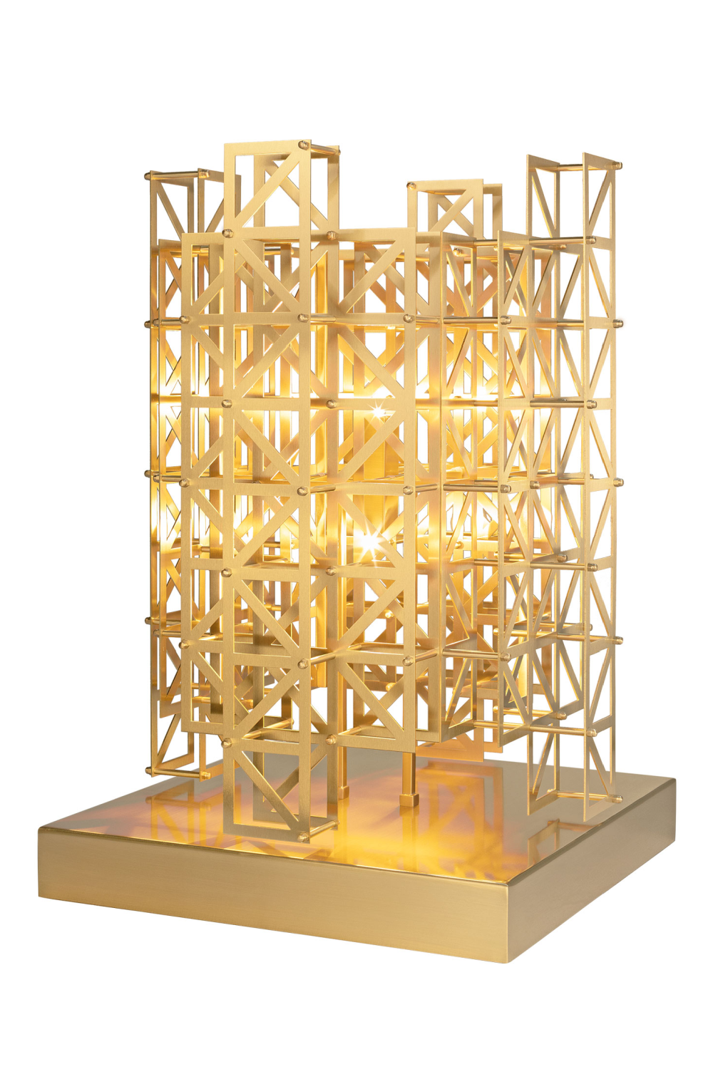 Brass Framework Table Lamp | Versmissen Pontes | Oroa.com