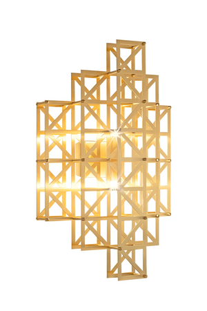 Gold Framework Wall Lamp | Versmissen Pontes | Oroa.com