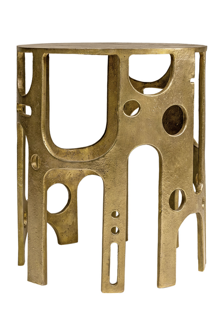 Bronze Carved Occasional Table | Versmissen Savage | Oroa.com