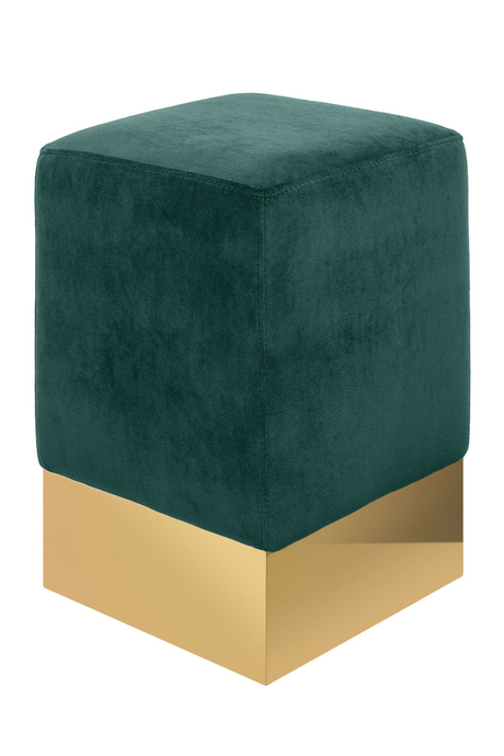 Square Velvet Modern Stool | Versmissen Stella | Oroa.com