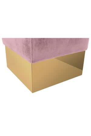 Square Velvet Modern Stool | Versmissen Stella | Oroatrade.com