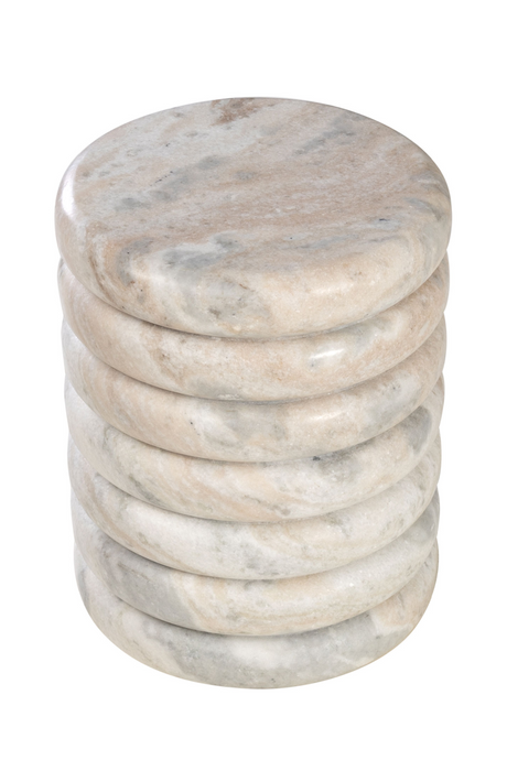 Marble Tiered Table / Stool | Versmissen Bibendum | Oroa.com