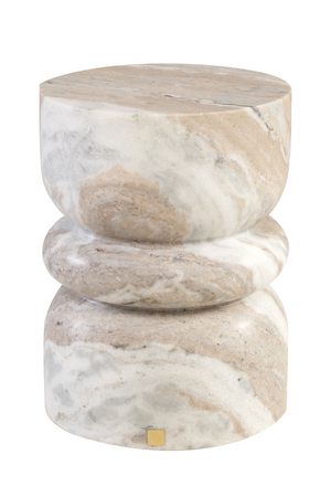 Stacked Marble Table / Stool | Versmissen Bobine | Oroa.com
