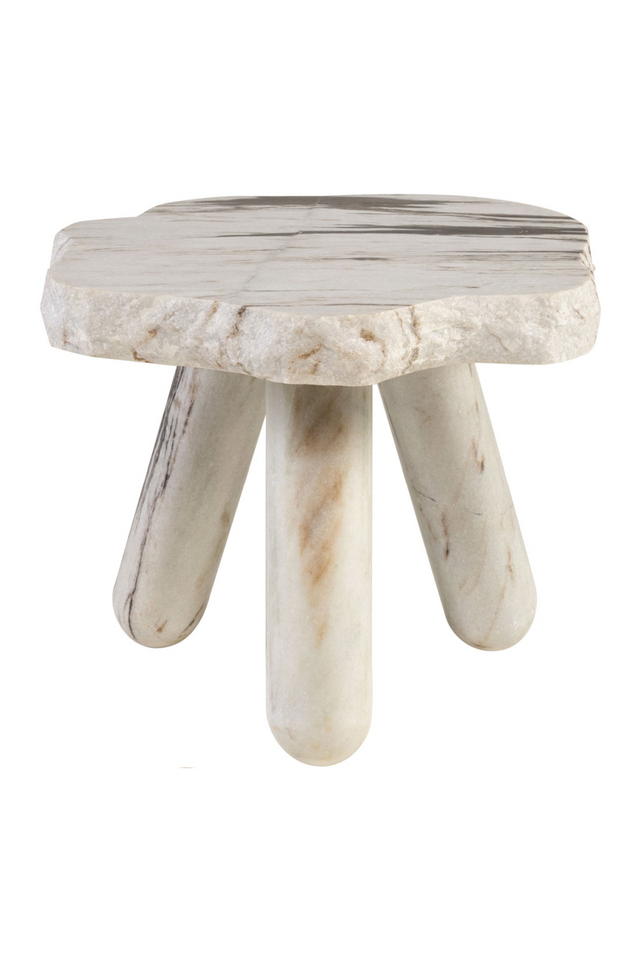 White Organic Accent Table | Versmissen Rocky | Oroa.com