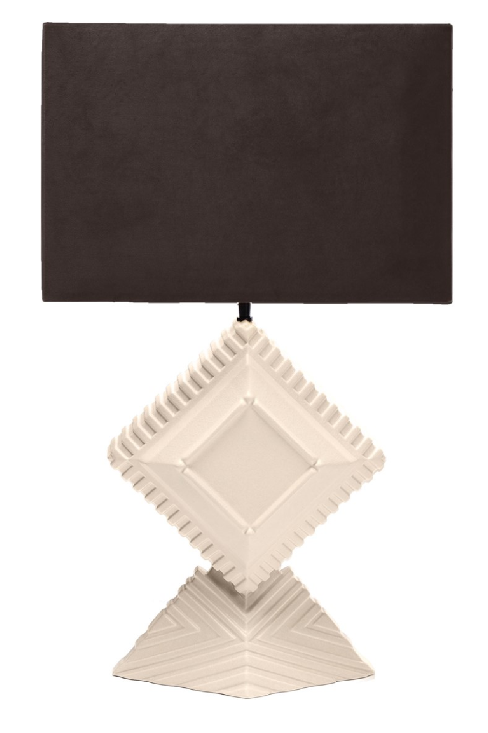 Geometrical Earthenware Table Lamp | Versmissen Unity | Oroa.com
