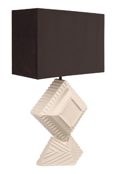 Geometrical Earthenware Table Lamp | Versmissen Unity | Oroa.com