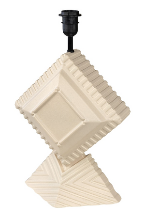 Geometrical Earthenware Table Lamp | Versmissen Unity | Oroa.com